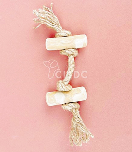 커피 우드 터그 (나무 조각 2개) 사이즈 M 썸네일