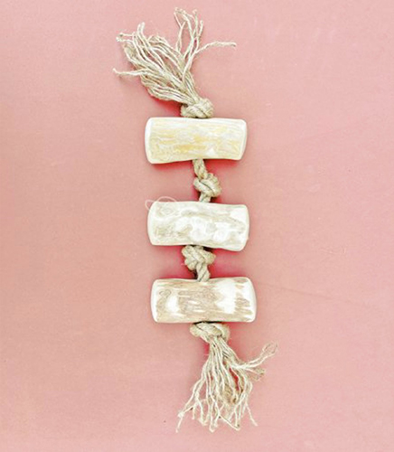 커피 우드 터그 (나무 조각 3개) 사이즈 L 썸네일