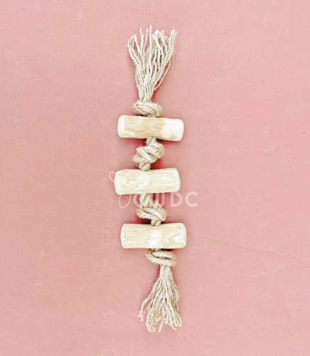 커피 우드 터그 (나무 조각 3개) 사이즈 S 썸네일